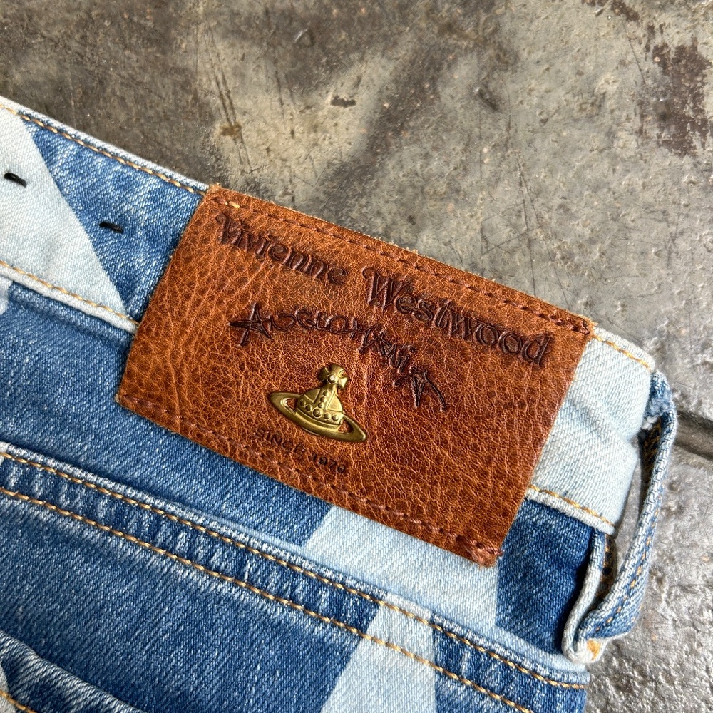 Vivienne Westwood New Anglomania Vintage Rare Star Jeans skinny fit - Picture 8 of 16